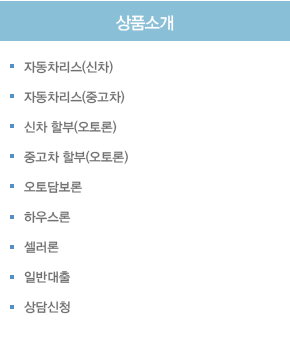 sitemap 자동차금융